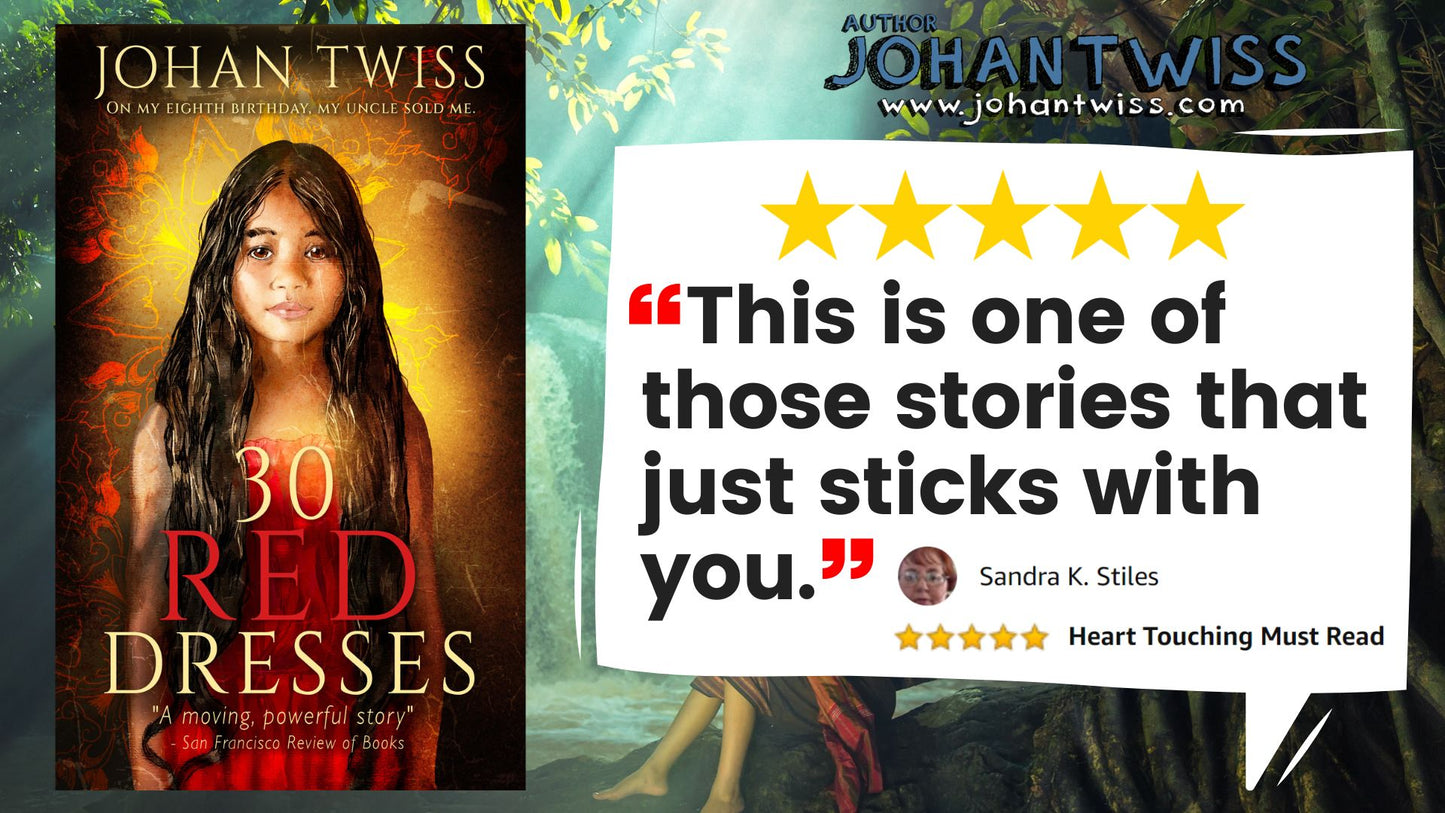 30 Red Dresses (Signed Paperback)