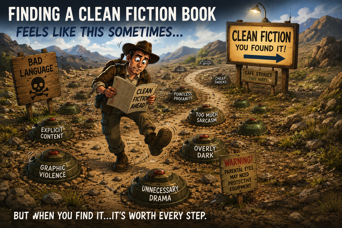 Finding clean fiction books can be like walking through a minefield