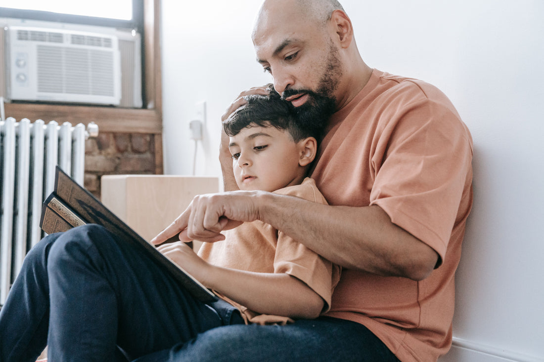 Parent reading to child