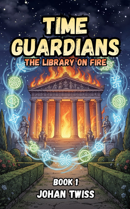 Time Guardians: The Library on Fire - Book 1 (Signed copy)