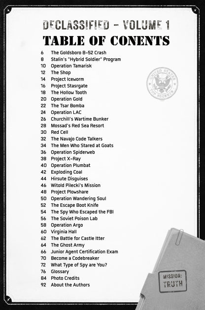 DECLASSIFIED: 30 Government Secrets Finally Revealed (Volume 1) - (Signed Copy) COMING 8/30/26