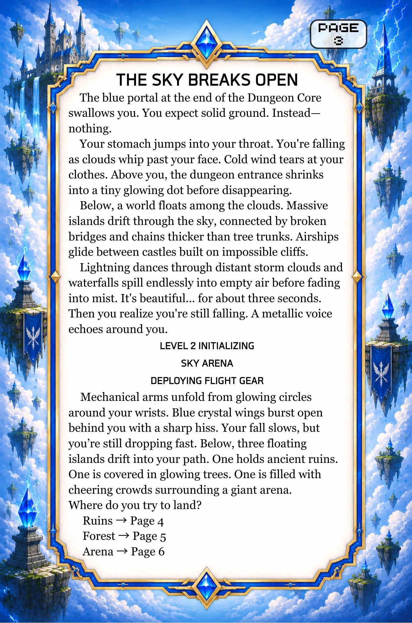 Level Up Legends: Trapped in the Sky Arena - Book 2 - (Signed Copy)