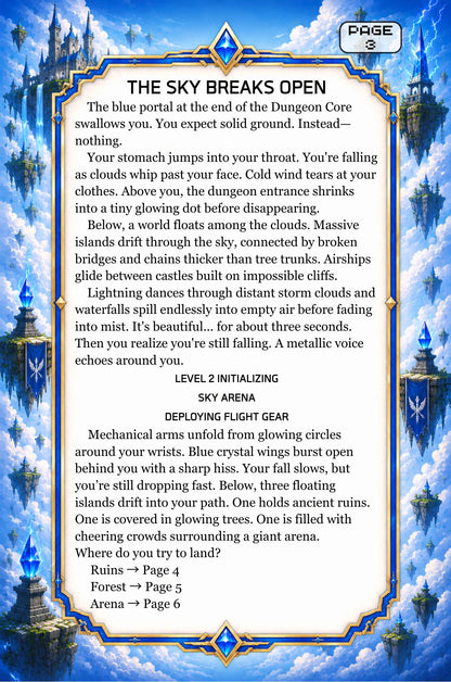 Level Up Legends: Trapped in the Sky Arena - Book 2 - (Signed Copy)