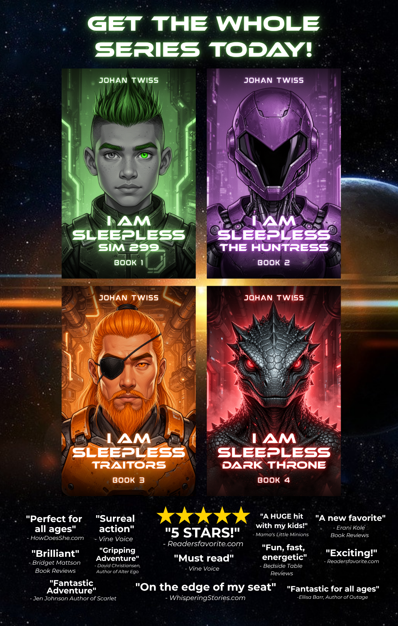 I Am Sleepless: Traitors - Book 3 (Signed Paperback)